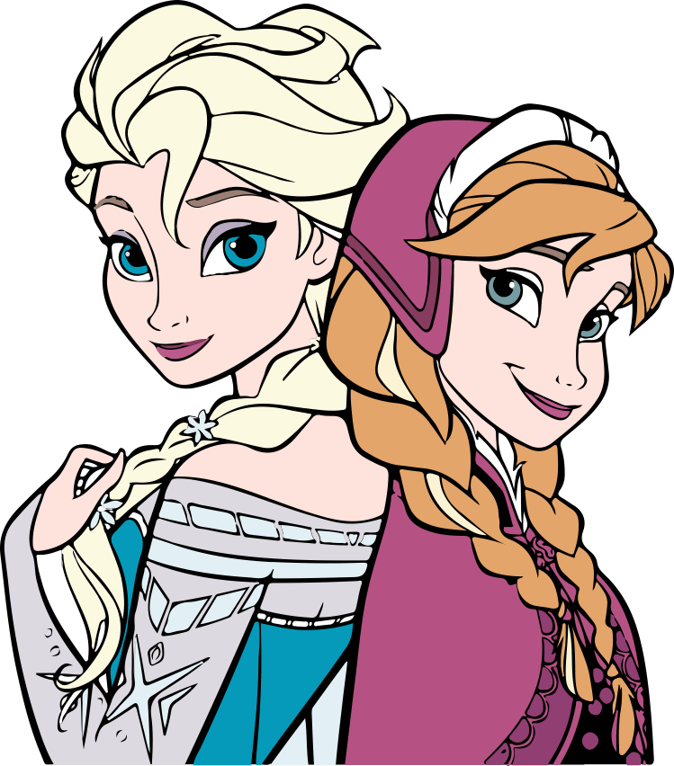 Frozen 12 Line Art Illustration Svg Free Vectors